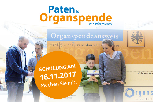 Schulung am 18.11.2017 – Machen Sie mit!