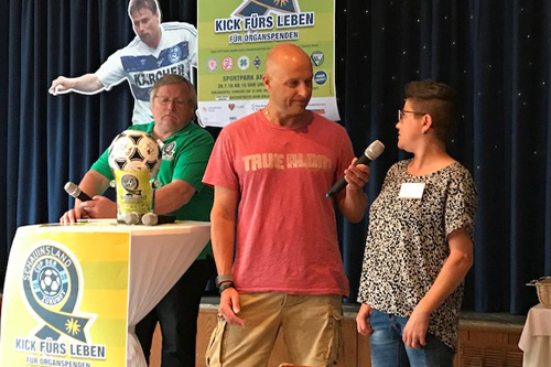 Pressekonferenz zum U19-Fußballturnier Kick fürs Leben