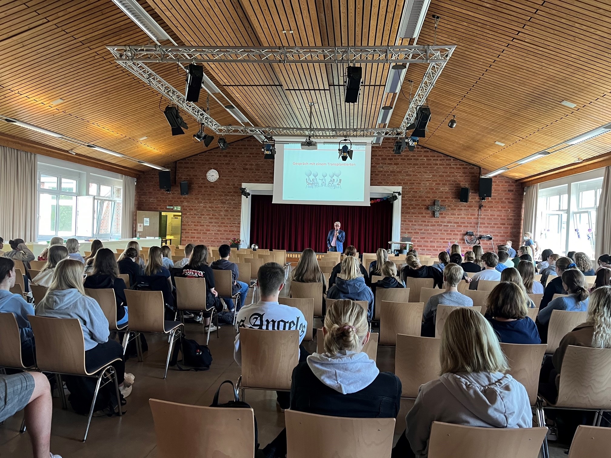 Paten für Organspende klären Schüler*innen und Student*innen auf