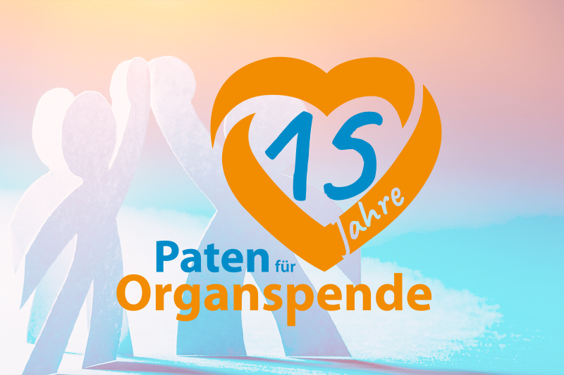 Starke Bilanz zum 15jährigen Jubiläum der Paten für Organspende