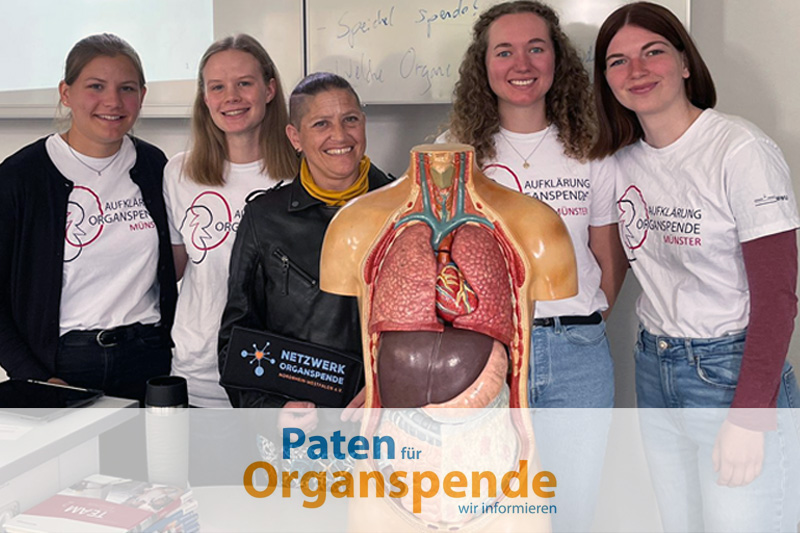Schulmarathon für unsere Patin für Organspende Claudia