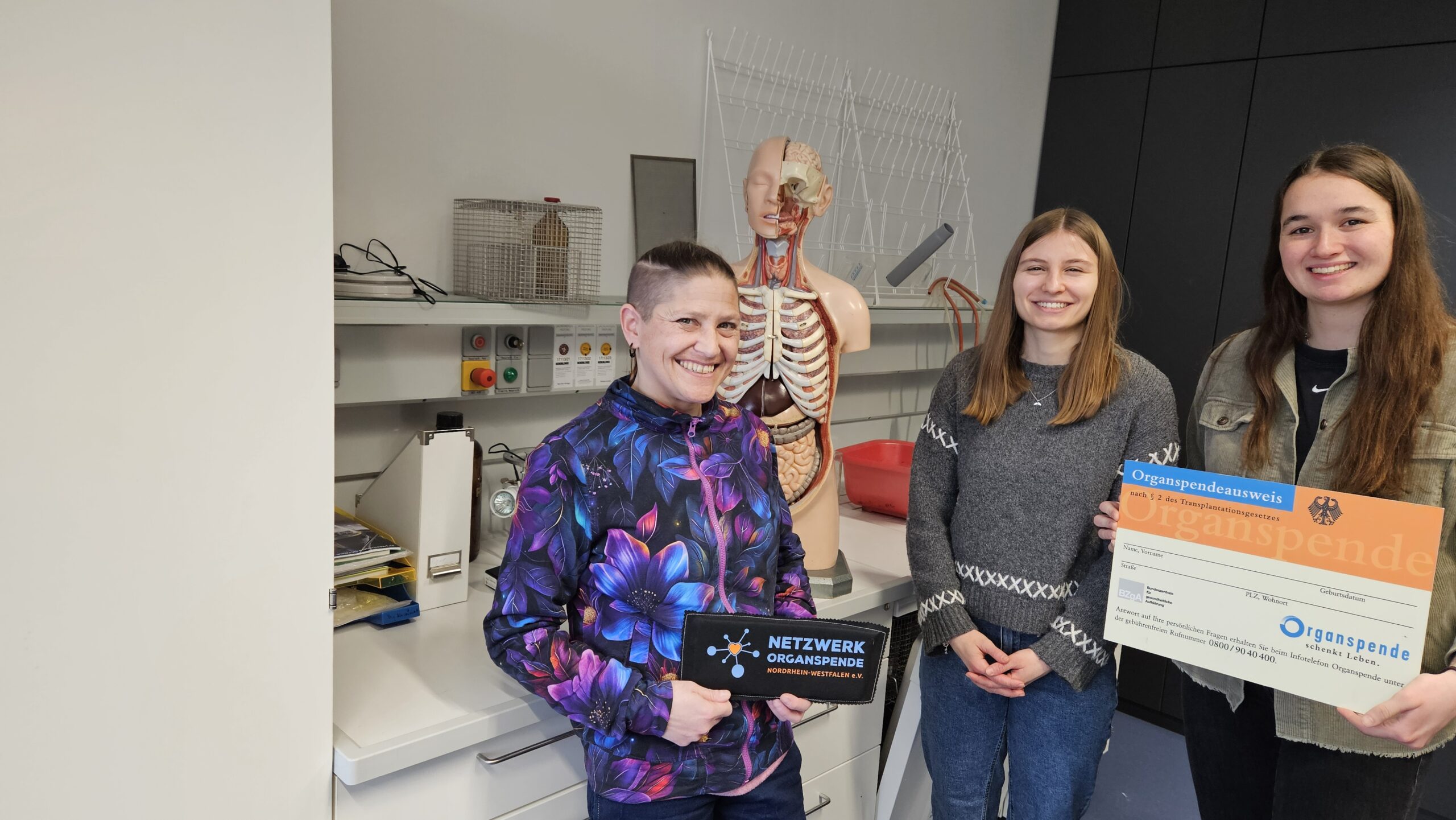Aufklärung über Organspende an der Bischöflichen Realschule in Warendorf