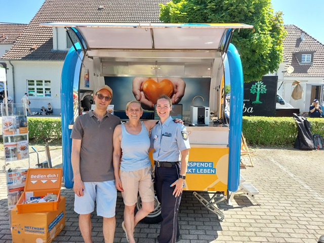 Netzwerk Organspende NRW beim Familientag der Verkehrssicherheit in Gelsenkirchen